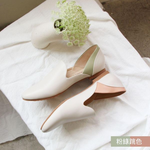 【接單手工製】後踵拼接中空歐貝拉 