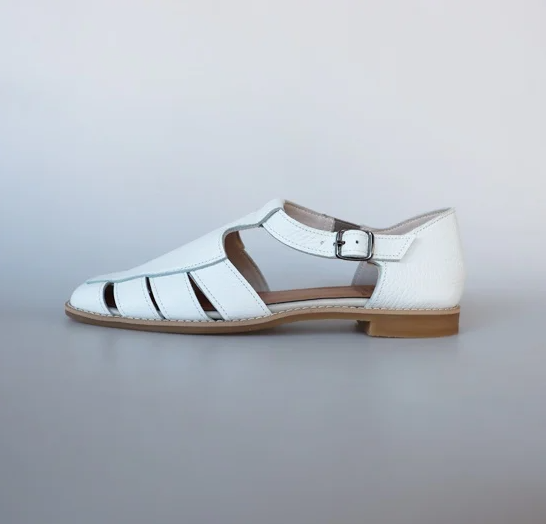 【接單手工製】世界系列_日本製Recipe零適應期超軟牛皮方頭編織涼鞋 