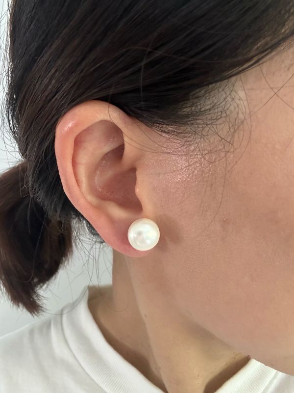 【日本手做飾品團】無耳洞對應_氣質淡水珍珠耳環 