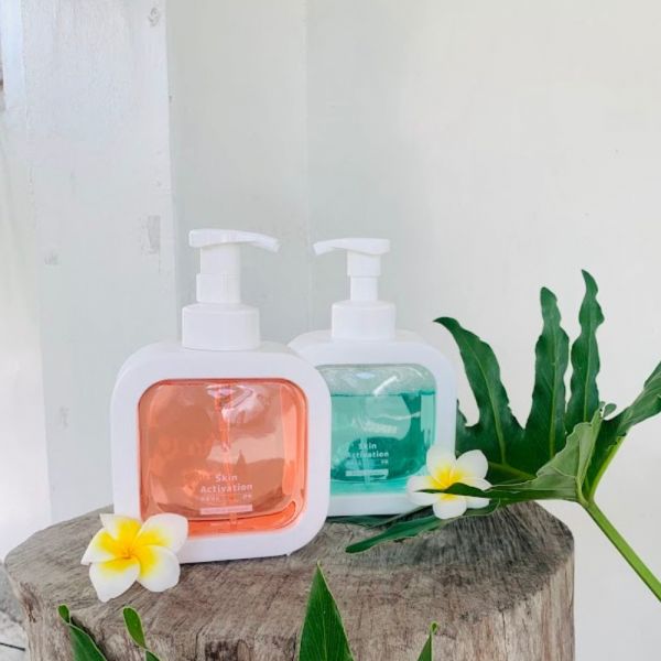 【小綠瓶嚐鮮500ml】MS x 耶尼髮品>>沙龍級肌膚活化｜平衡潔淨露（小綠瓶） 