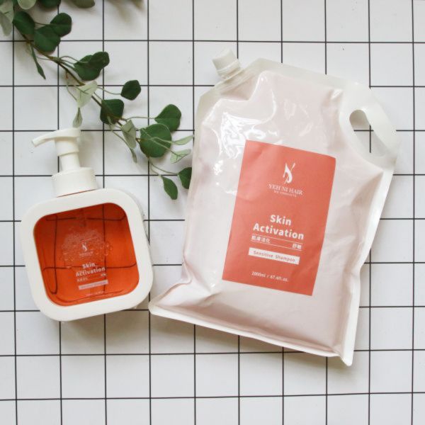 【紅瓶2000ml補充包】MS x 耶尼髮品>>沙龍級肌膚活化｜舒敏潔淨露（小紅瓶） 