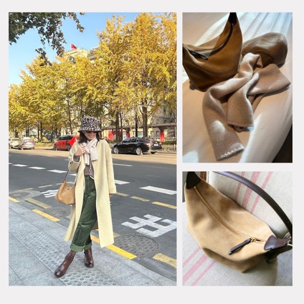 【預購】牛麂皮3用包 