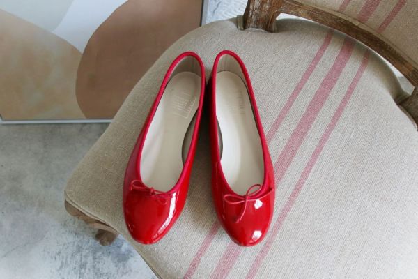 【最後一雙25.5】【紅】世界系列_日本製晴雨兩穿圓頭芭蕾舞鞋 