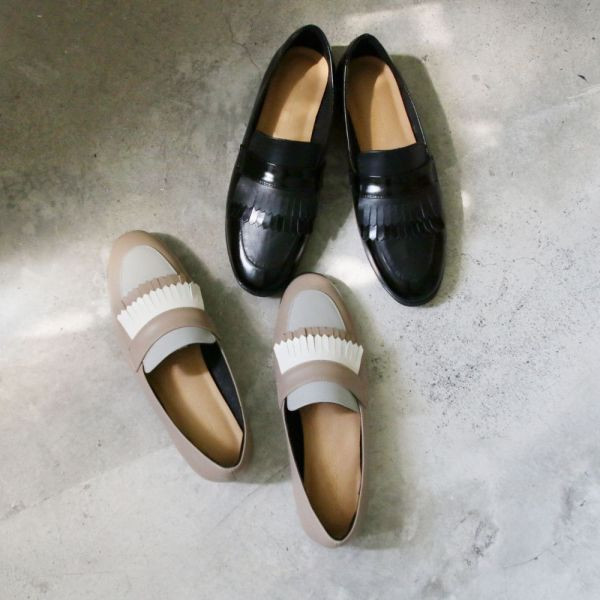 【現貨】寬腳版友善_雙流蘇樂福鞋 