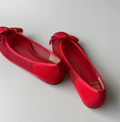 【世界系列】網紗小方頭芭蕾舞鞋 