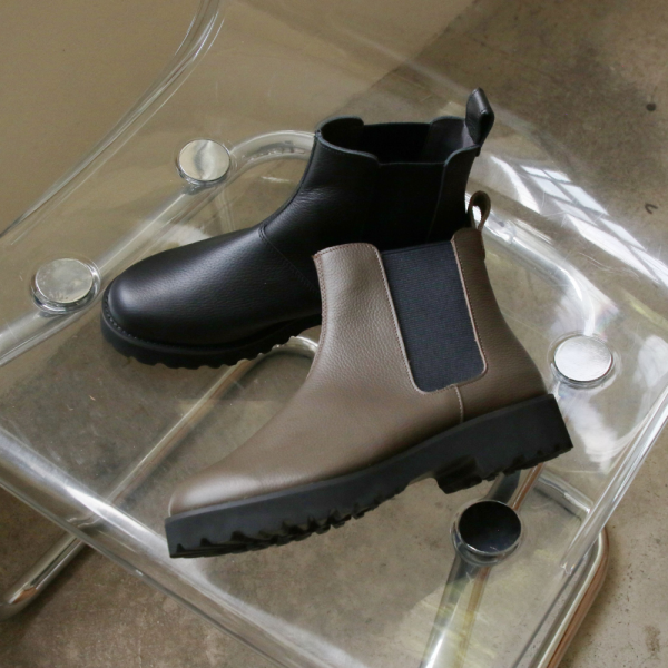 【現貨】世界系列_Recipe防潑水鬆緊帶厚底中筒靴 