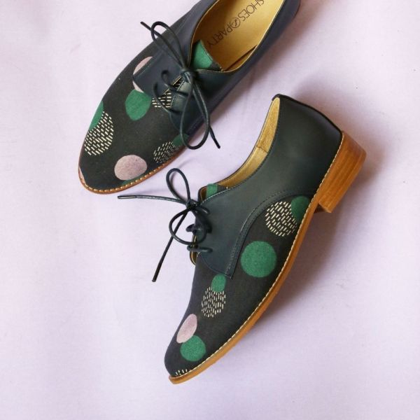 【限量接單】圓點不對稱&對稱德比鞋 