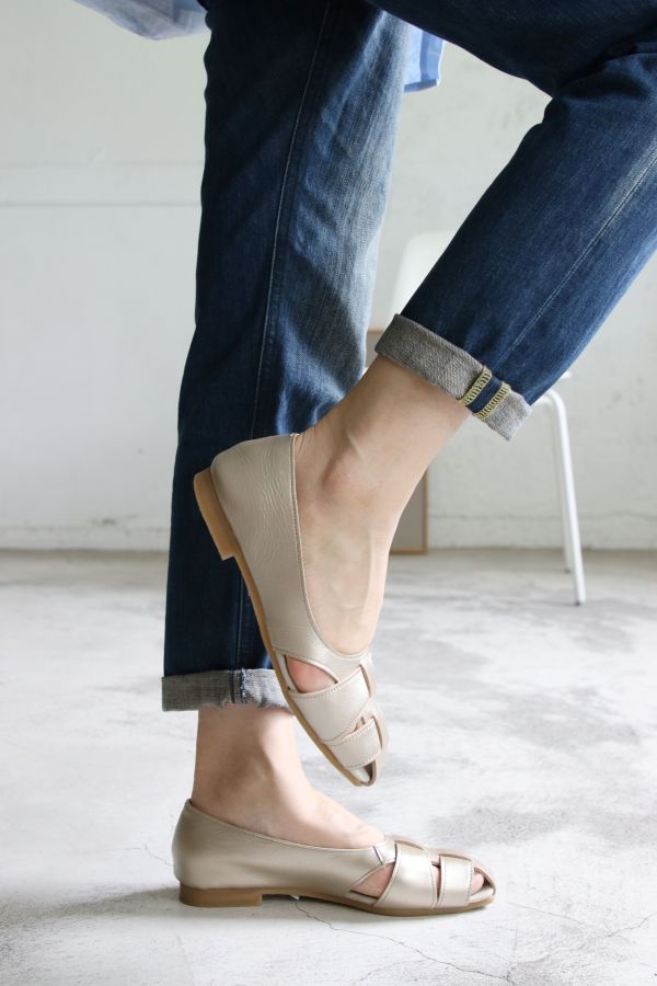 【試穿鞋福利】世界系列_日本製小方頭編織涼鞋 