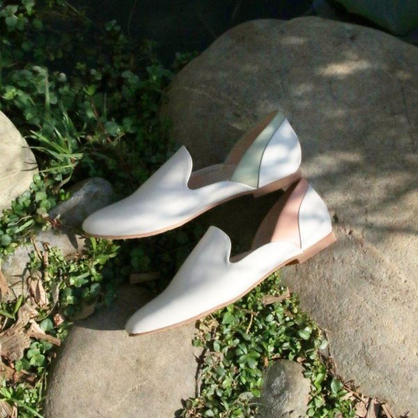 【接單手工製】後踵拼接中空歐貝拉 