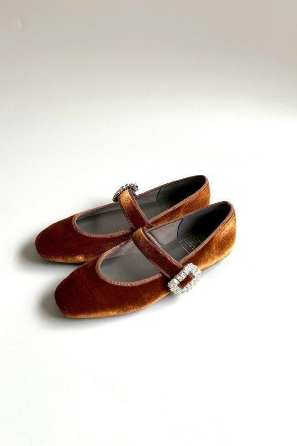 【現貨】【栗棕】世界系列_晴雨兩穿_日本製滾邊鑽扣瑪莉珍鞋 