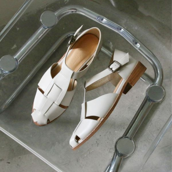 【現貨】寬版編織漁夫涼鞋 