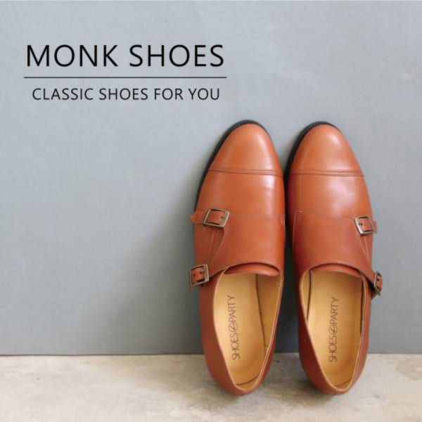 【現貨】英倫風拼接孟克鞋 