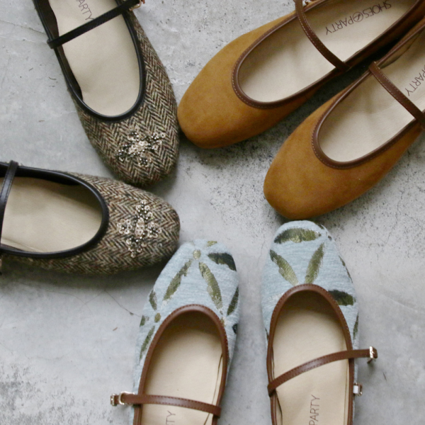 【接單手工製】限量_層次感小方頭瑪莉珍 