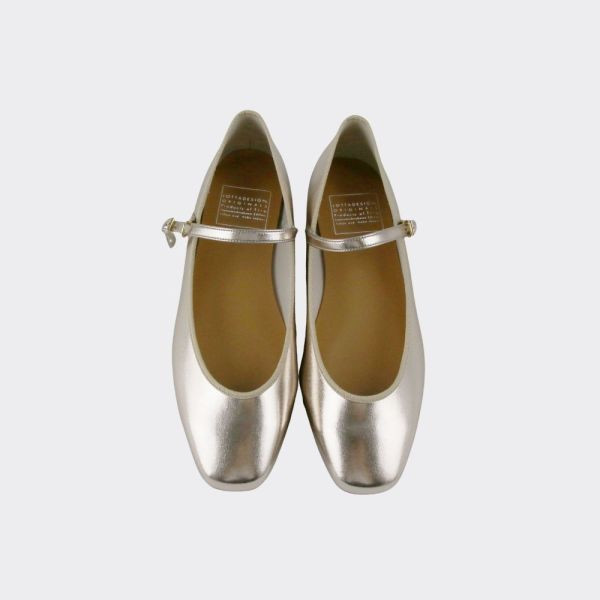 【現貨】【金】世界系列_晴雨兩穿_日本製小方頭瑪莉珍鞋 