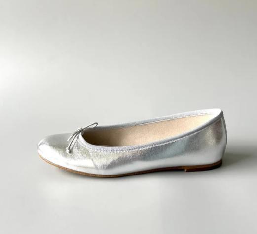 【圓頭芭蕾團購】【銀】FIKA_日本製晴雨兩穿輕量圓頭芭蕾舞鞋 