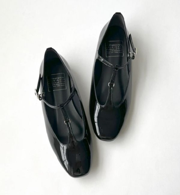 【最後一雙】世界系列_日本製_小方頭T字帶便鞋 