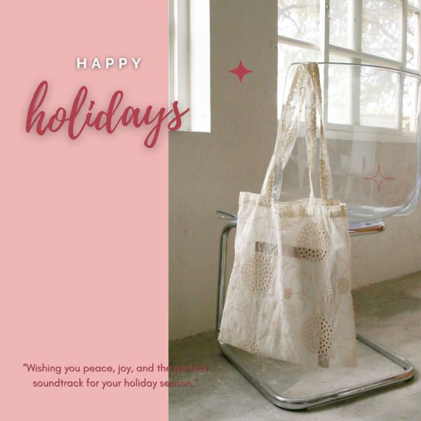 【現貨】蕾絲購物袋 