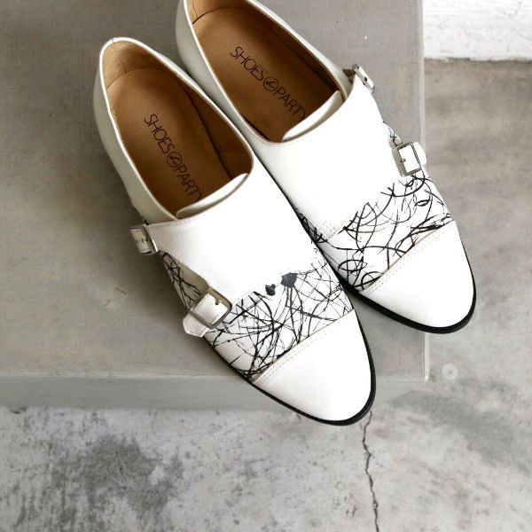 【現貨】英倫風拼接孟克鞋 