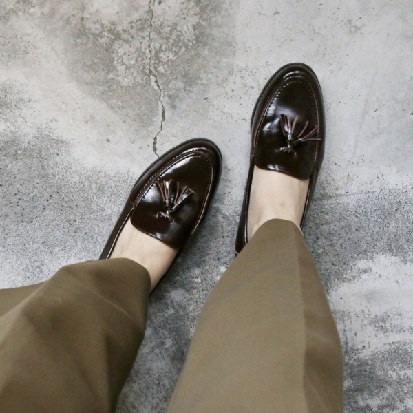 【接單手工製】大人休閒感輕量流蘇樂福鞋 