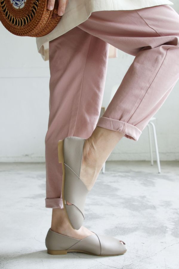 【試穿鞋福利】世界系列_日本製Recipe寬版交叉魚口涼鞋 