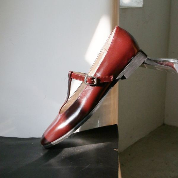 【現貨】復古風T字瑪莉珍便鞋 