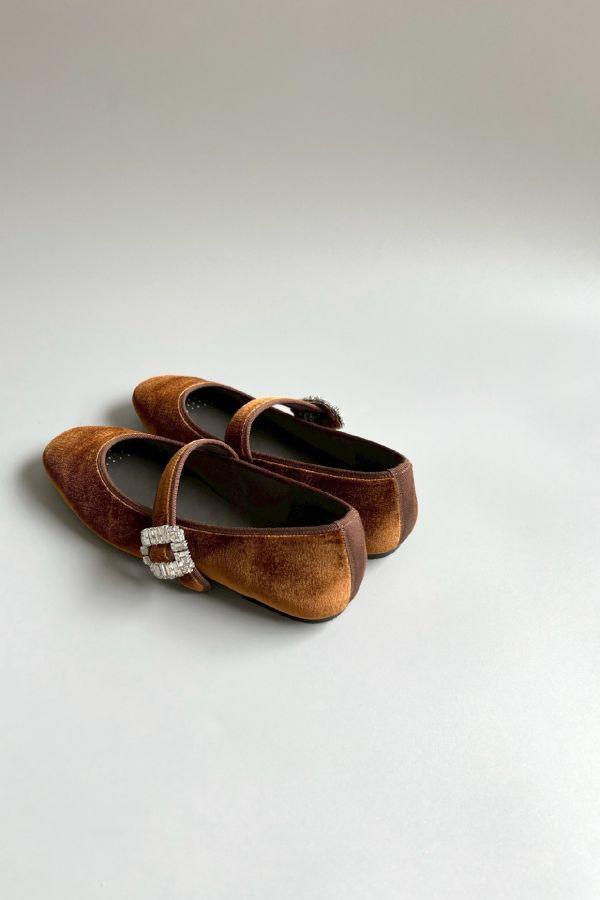 【現貨】【栗棕】世界系列_晴雨兩穿_日本製滾邊鑽扣瑪莉珍鞋 