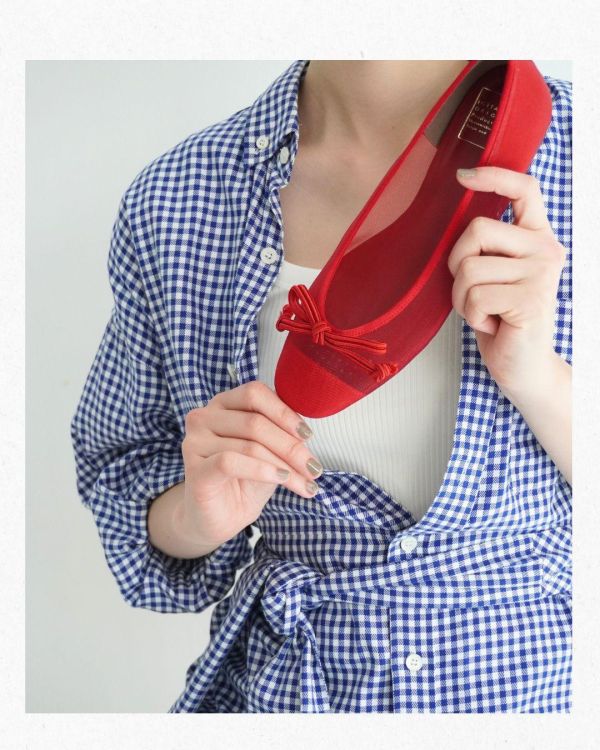 【世界系列】網紗小方頭芭蕾舞鞋 