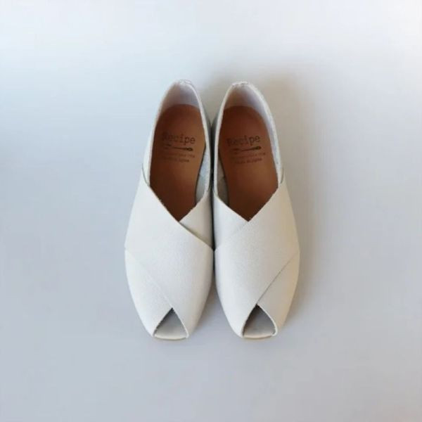 【試穿鞋福利】世界系列_日本製Recipe寬版交叉魚口涼鞋 