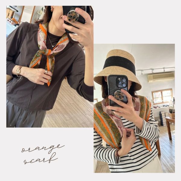 【現貨】圖騰方巾 