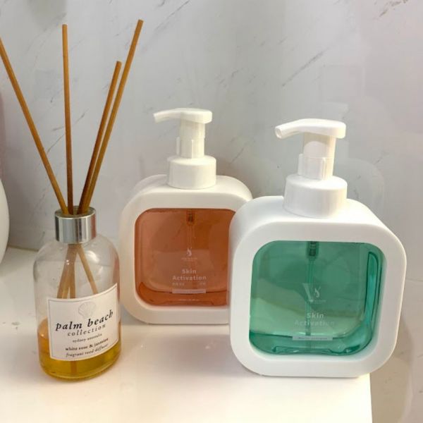 【嚐鮮優惠組合】紅＋綠500ml 2入組＿MS x 耶尼髮品>>沙龍級肌膚活化潔淨露 