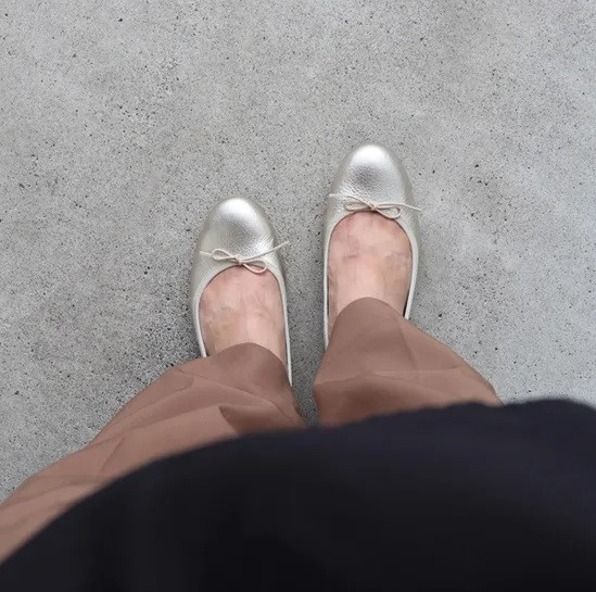 【試穿鞋福利】世界系列_日本製Recipe小圓頭蝴蝶結真皮芭蕾 