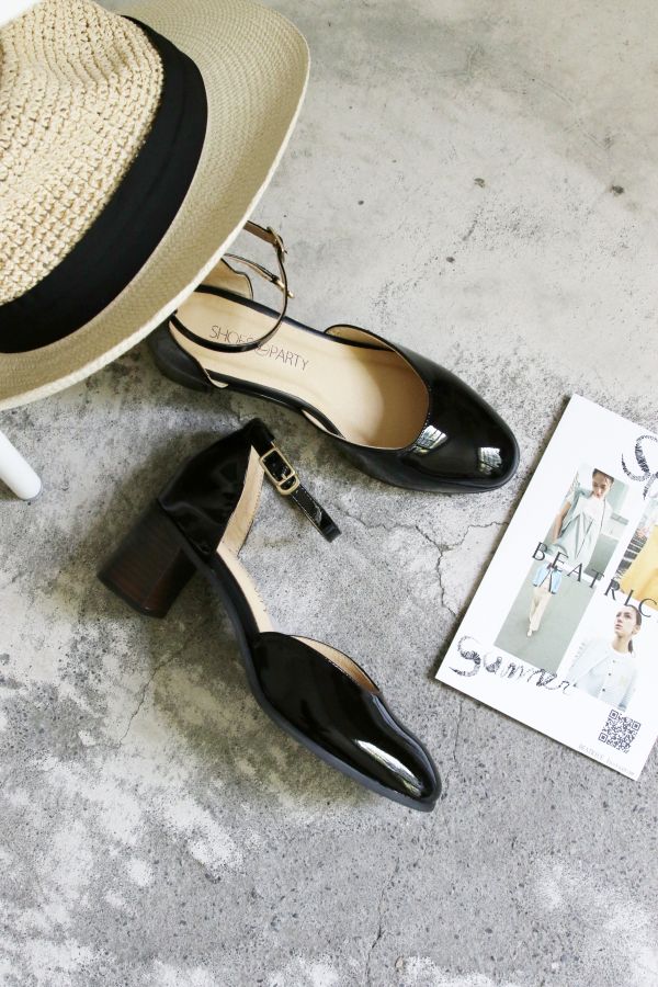 【試穿鞋福利】小方頭中空瑪莉珍跟鞋 