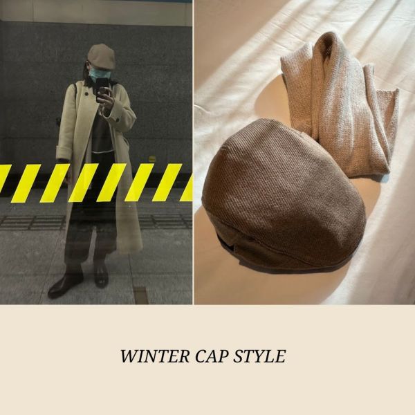 【預購】燈芯絨立體鴨舌帽 