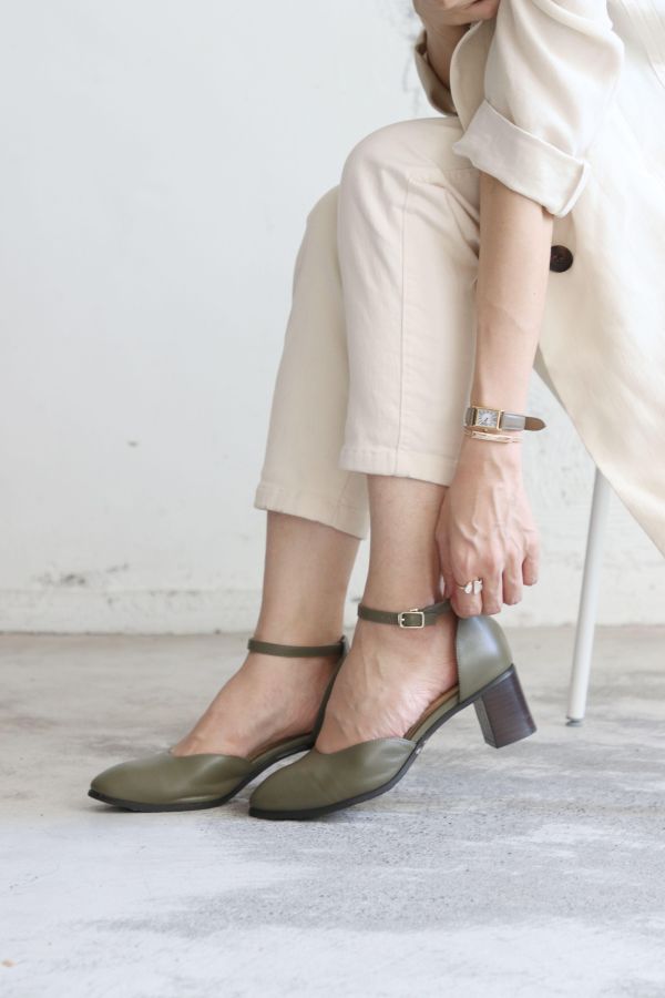 【試穿鞋福利】小方頭中空瑪莉珍跟鞋 