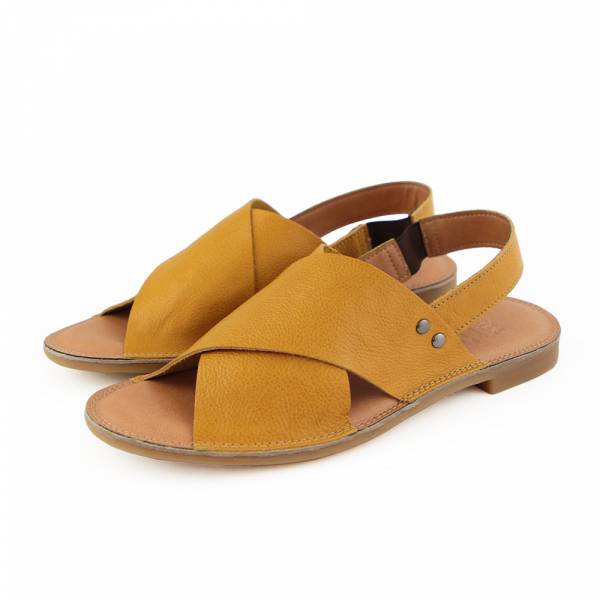 【接單手工製】世界系列_日本製Recipe寬版交叉軟皮涼鞋 