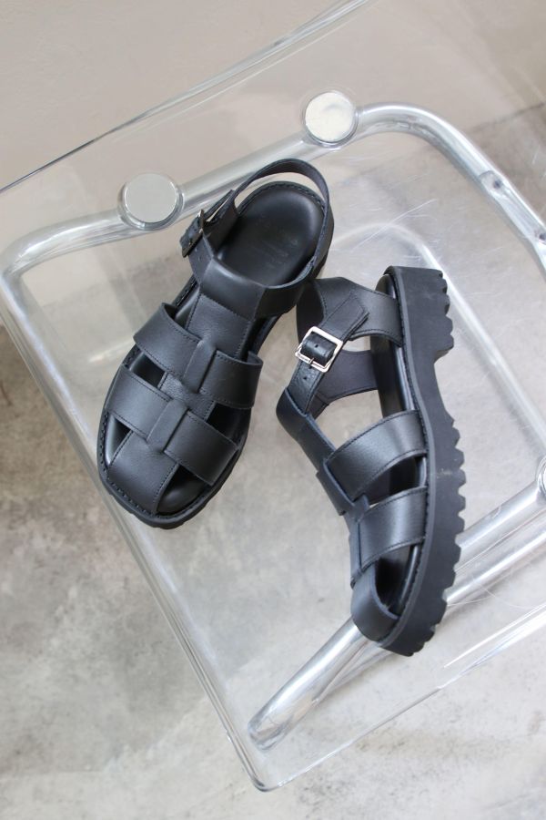 【接單手工製】世界系列_Recipe日系輕量方頭漁夫涼鞋 