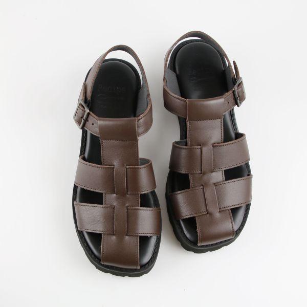 【現貨】世界系列_Recipe日系輕量方頭漁夫涼鞋 