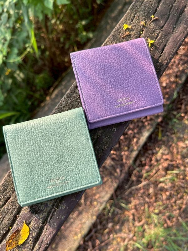 【限時預購】MS繽紛派對義大利皮革短夾 