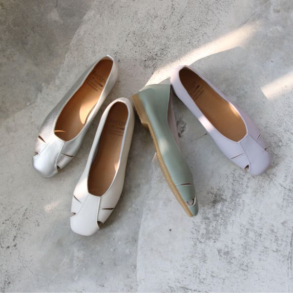 【接單手工製】世界系列_Recipe不露趾平底便鞋 