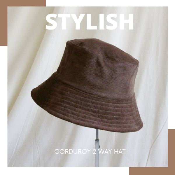 【預購】豹紋雙面帽 