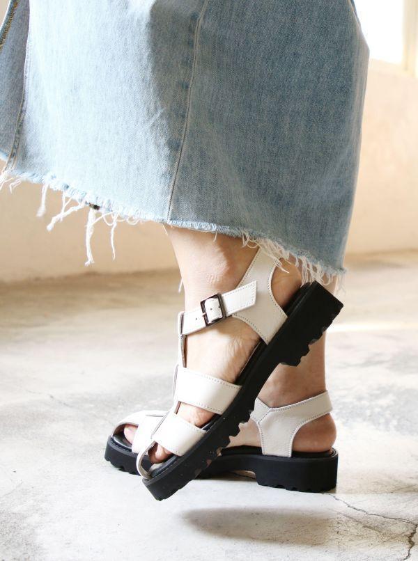 【現貨】世界系列_Recipe日系輕量方頭漁夫涼鞋 