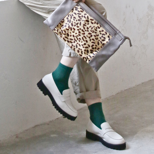 【接單手工製】世界系列_Recipe輕量個性厚底樂福鞋 