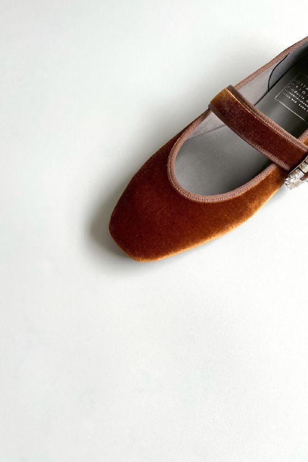 【現貨】【栗棕】世界系列_晴雨兩穿_日本製滾邊鑽扣瑪莉珍鞋 