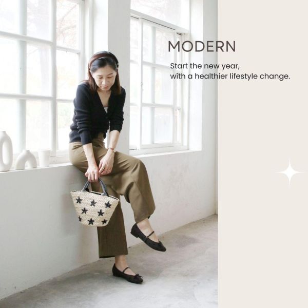 【限量訂製】絨布蝴蝶結瑪莉珍便鞋 