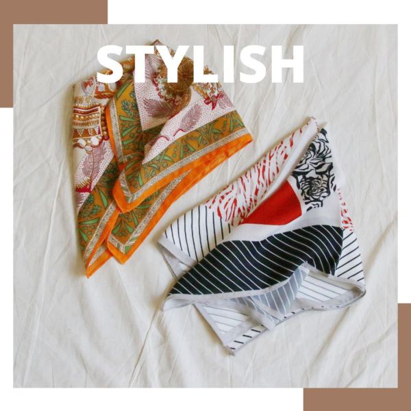 【現貨】圖騰方巾 