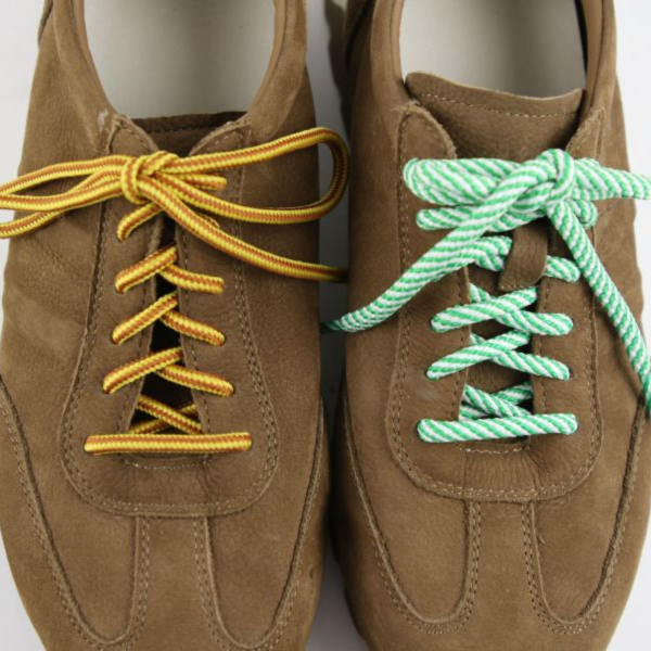 【現貨配件】110cm雙色圓鞋帶 