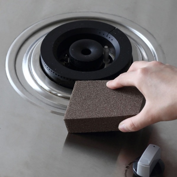 金剛砂海綿擦(6入) 金鋼砂粒,清潔,海綿,去污漬,廚房