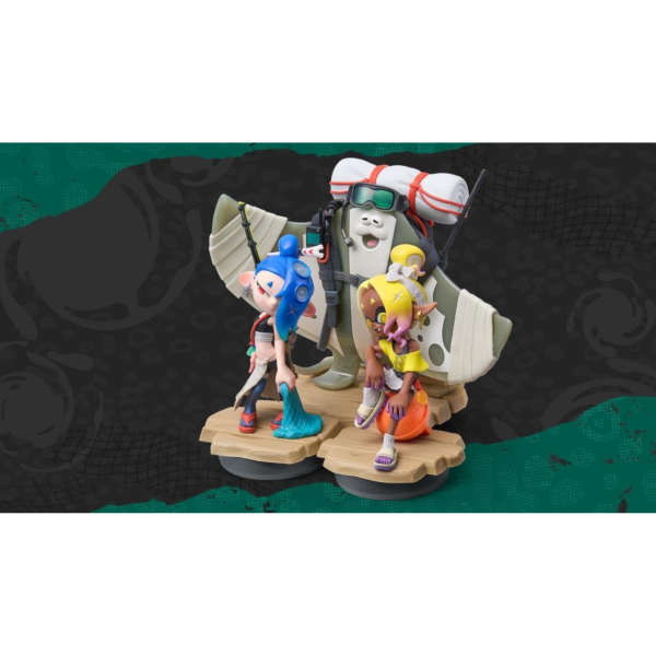早鳥預購 全新 amiibo 魚漿幫(塗擊隊) 斯普拉遁系列 合併包裝 三款一套 [預計7月23日上市] 
