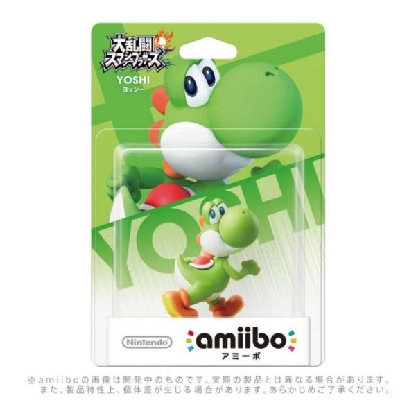 全新任天堂明星 NFC 連動人偶玩具 amiibo, 大亂鬥 綠色耀西 YOSHI 款(不含遊戲片) 