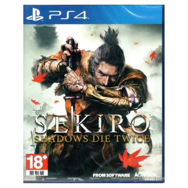 全新 PS4 原版遊戲片, 隻狼：暗影雙死 中文一般版+限量特製掛軸 